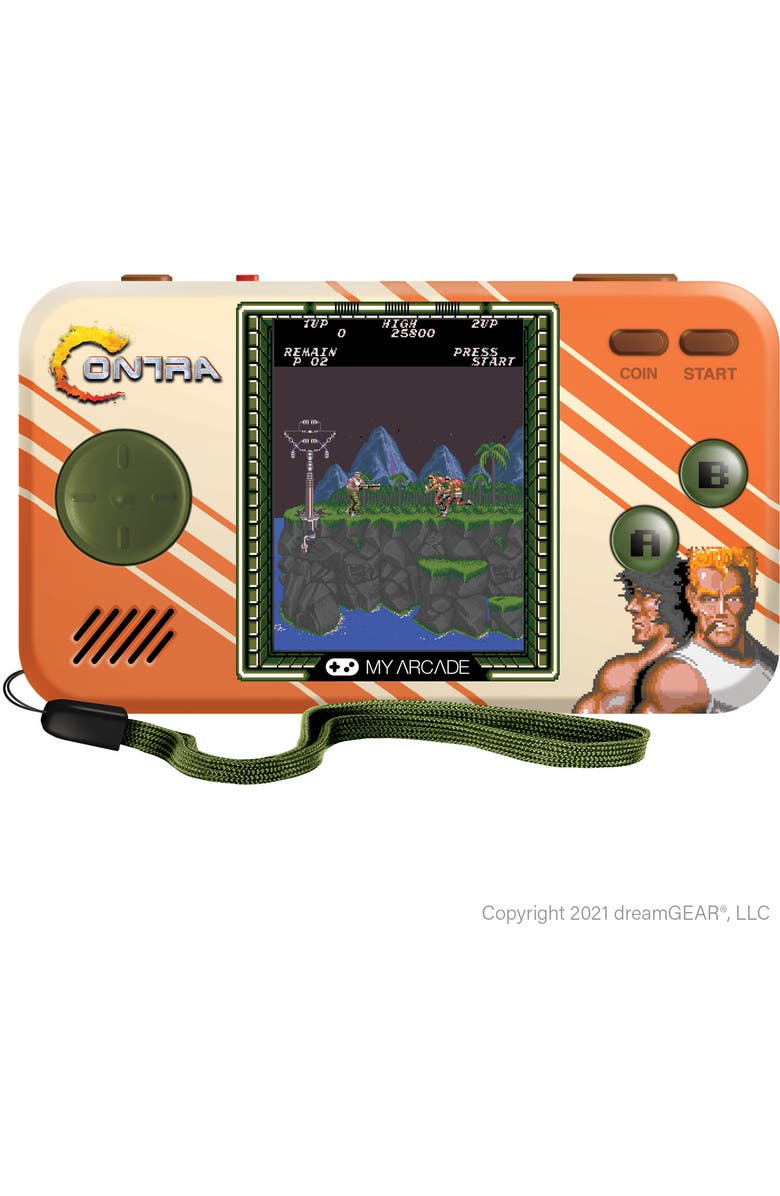My Arcade Dgunl3281 Contra Pocket Player Portable, Main, color, Multicolor