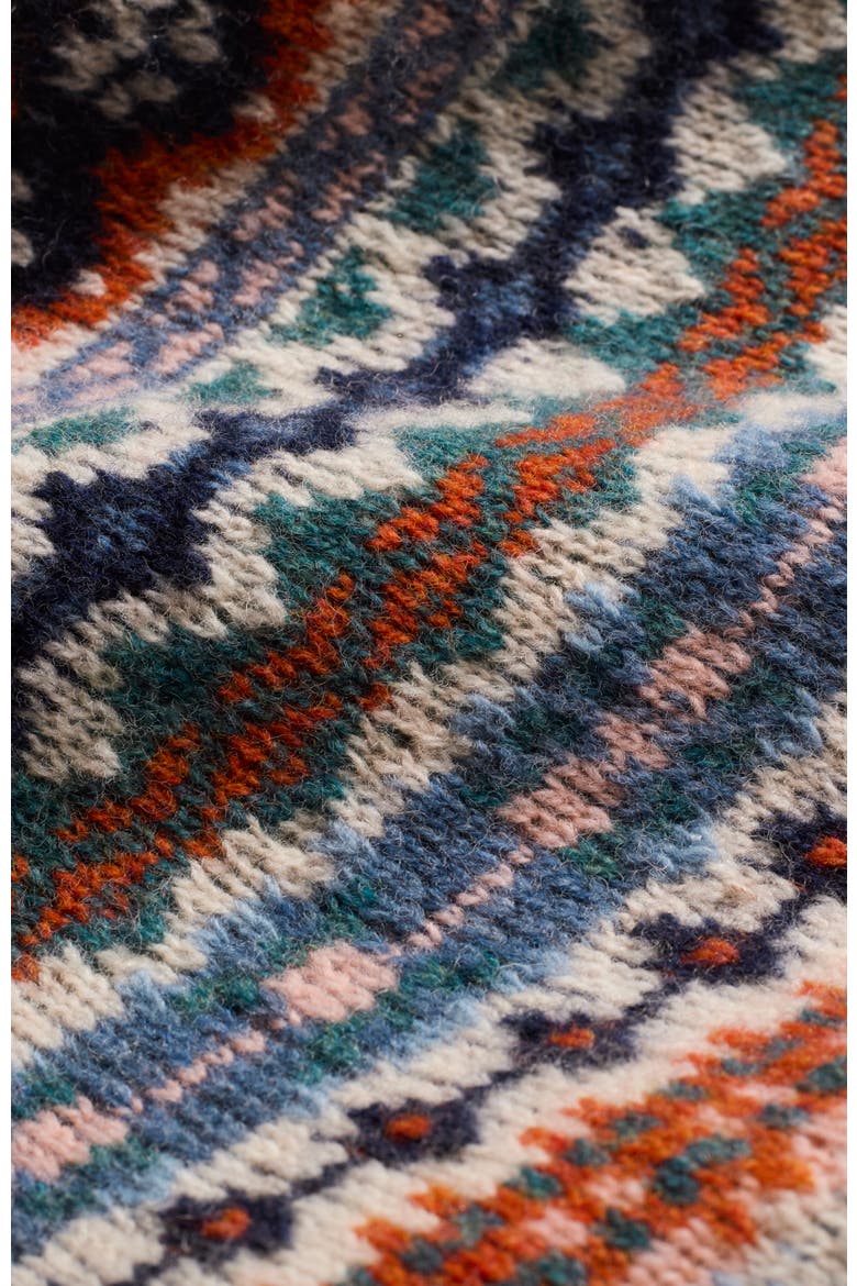 Alpine Yoke Fair Isle Sweater, Alternate, color, Oatmeal Multi