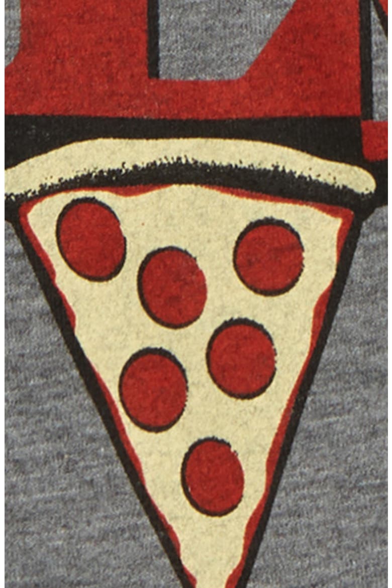 Love Pizza Graphic T-Shirt, Alternate, color, MEDIUM GREY