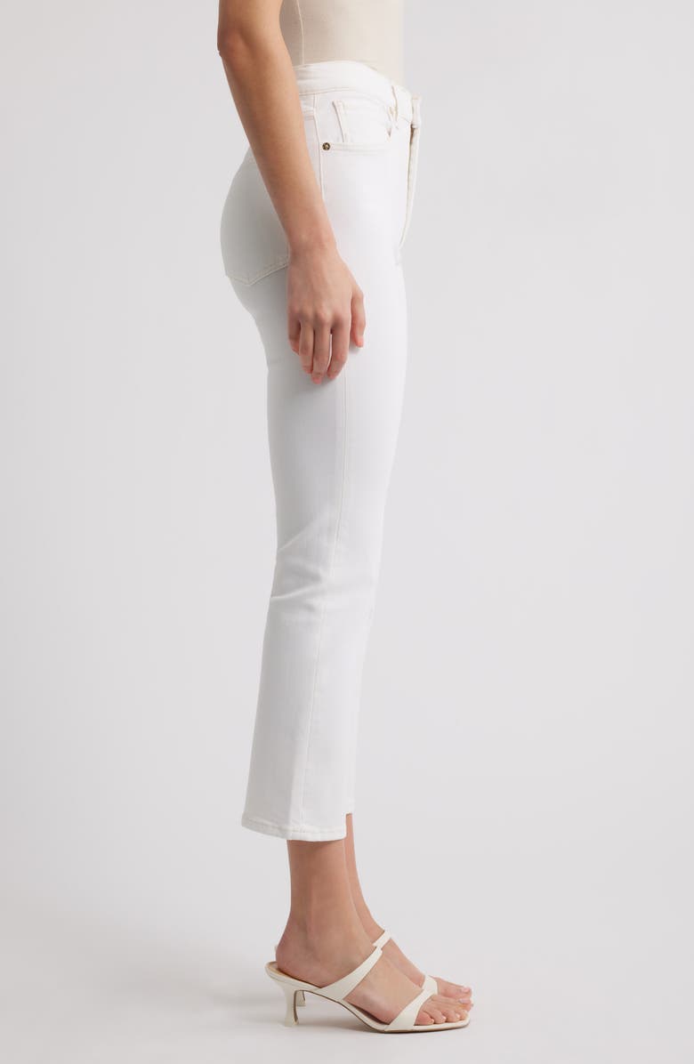 FRAME The Pencil Crop High Waist Ankle Slim Straight Leg Jeans, Alternate, color, Au Natural Clean