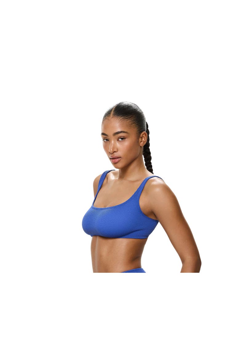Tubular Square Neck Bikini Top, Alternate, color, Royal