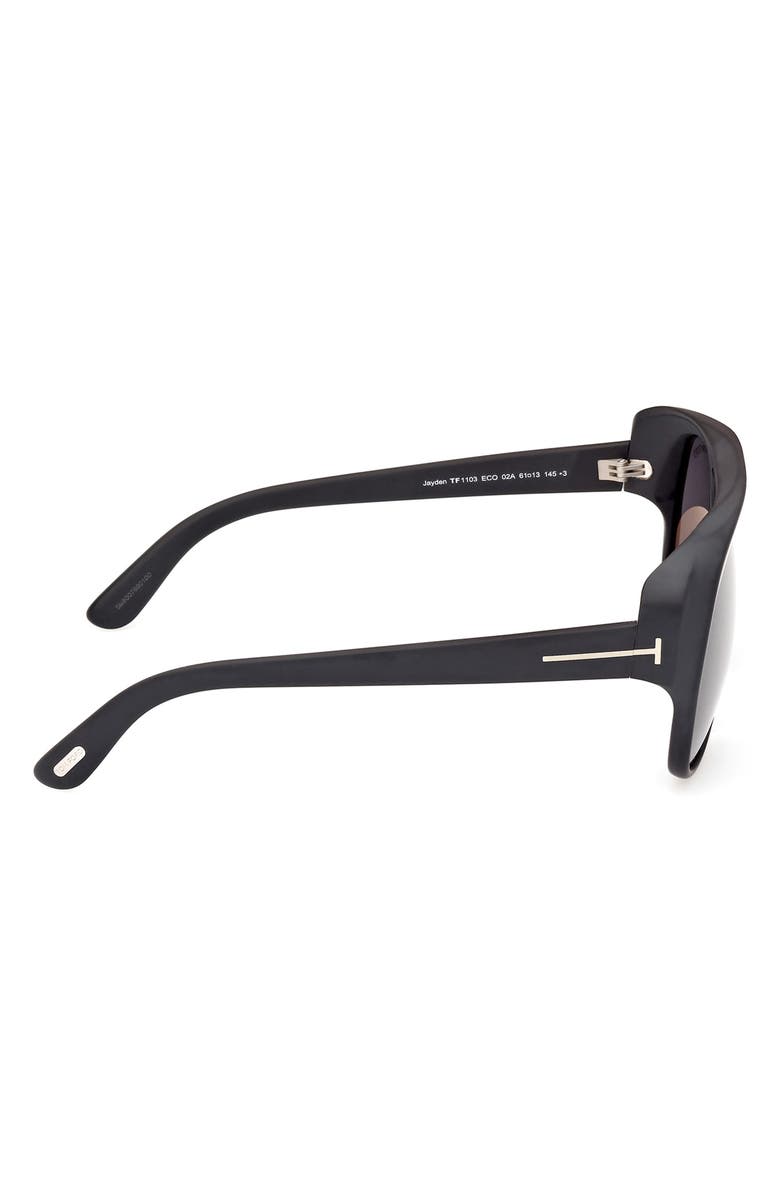 TOM FORD Jayden 61mm Pilot Sunglasses, Alternate, color, 