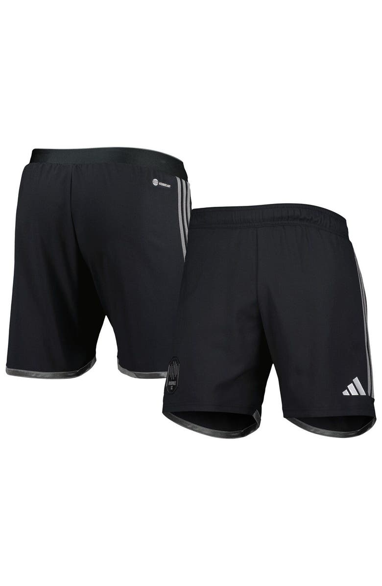 adidas Men's adidas Black Nashville SC 2023 Away AEROREADY Authentic Shorts, Main, color, Black