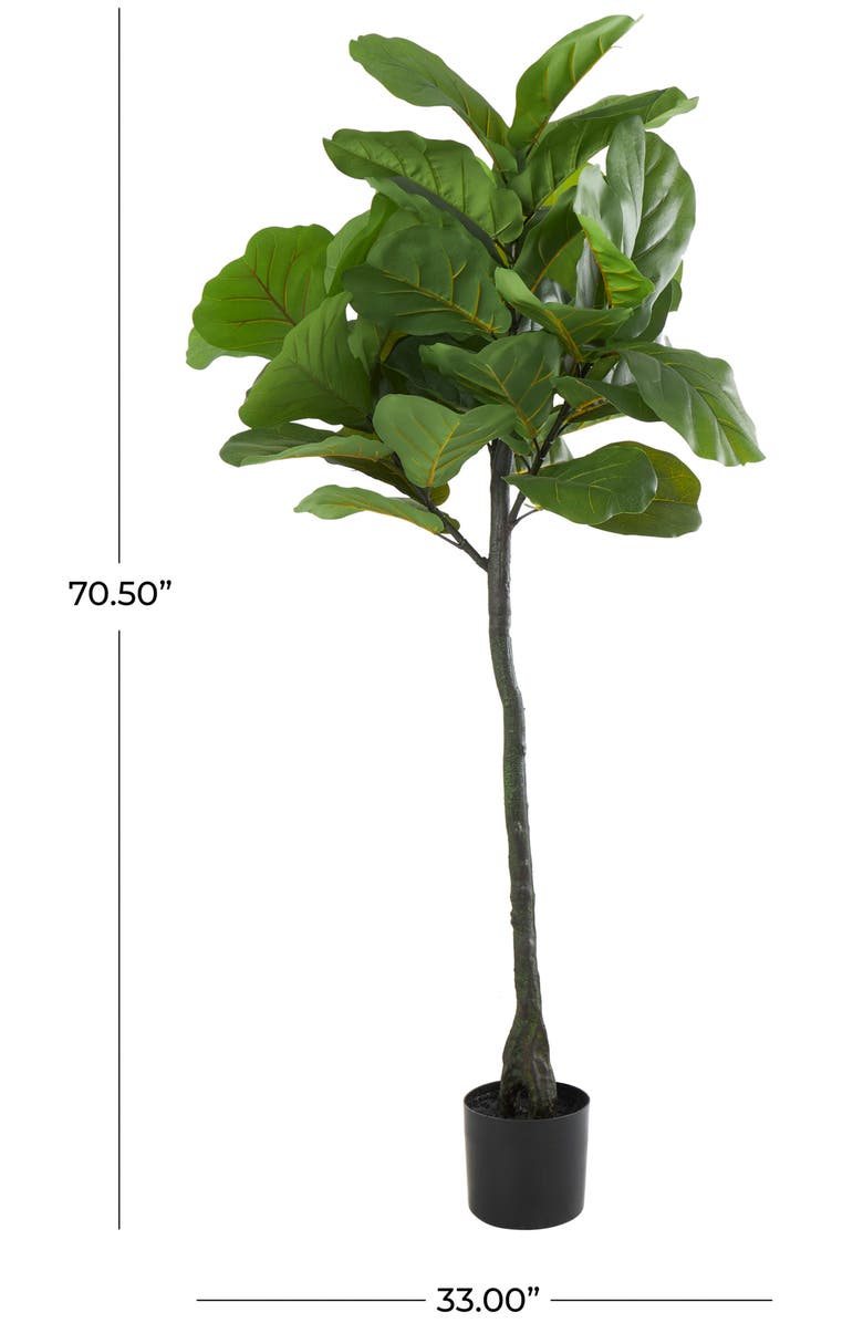 GINGER BIRCH STUDIO Green Faux Foliage Artificial Plant, Alternate, color, Green