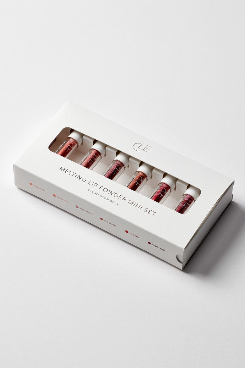 Melting Lip Powder Mini Set, Main, color, 6 SHADES
