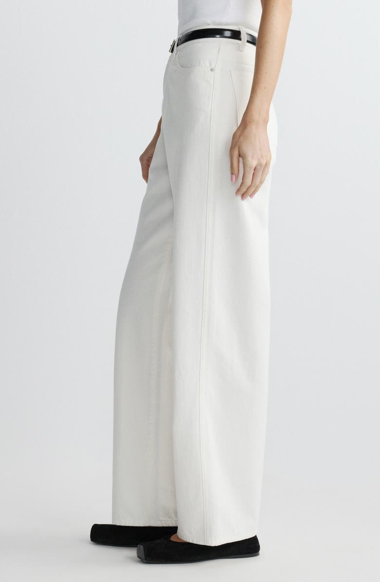 DL1961 Kaylen High Waist Soft Curve Barrel Jeans, Alternate, color, White