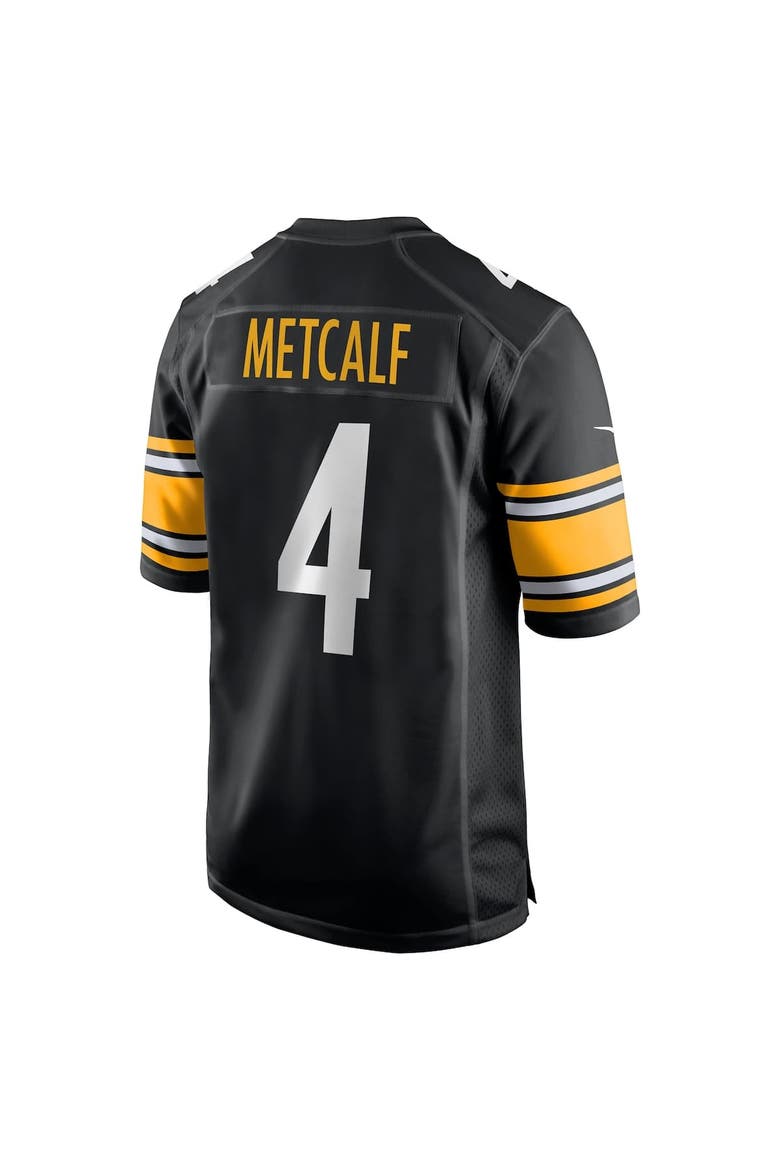 Youth Nike DK Metcalf Black Pittsburgh Steelers Game Player Jersey, Alternate, color, Black
