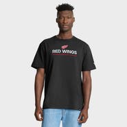 FANATICS Men's Fanatics Black Detroit Red Wings Authentic Pro Primary T-Shirt