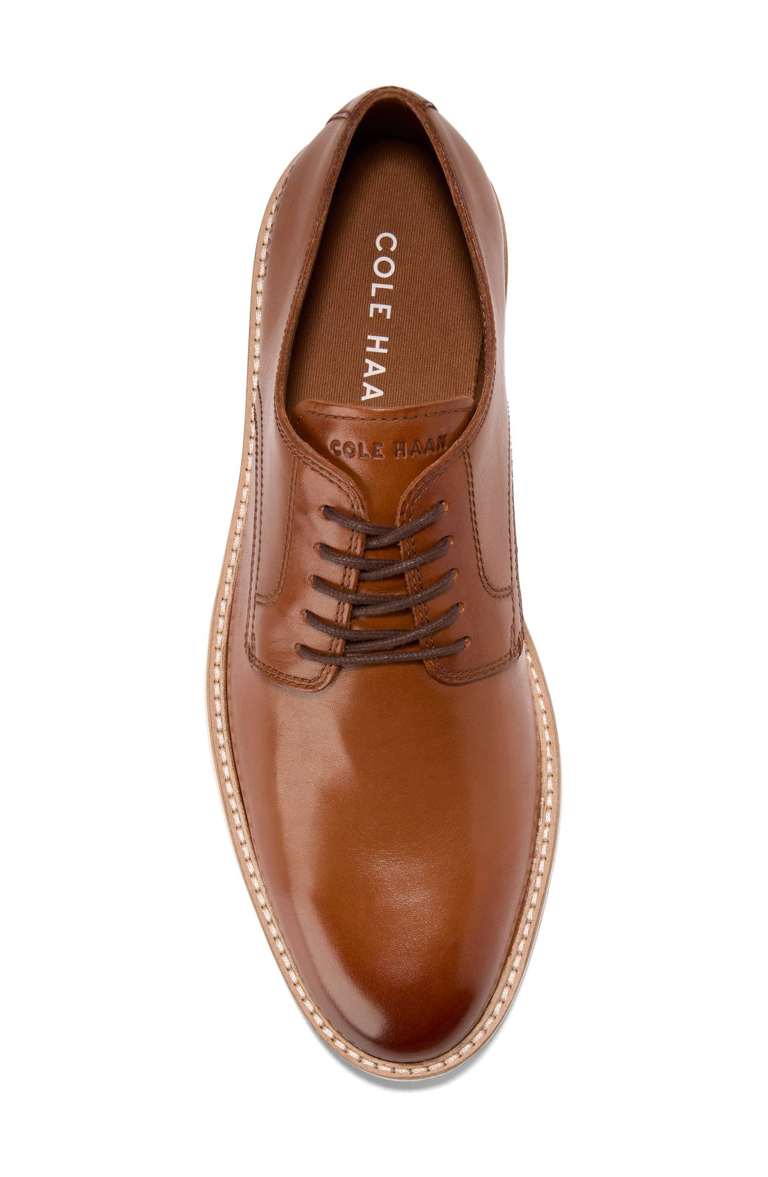 Morse Grand 360 Plain Toe Derby, Alternate, color, CH BRITISH TAN / IVORY
