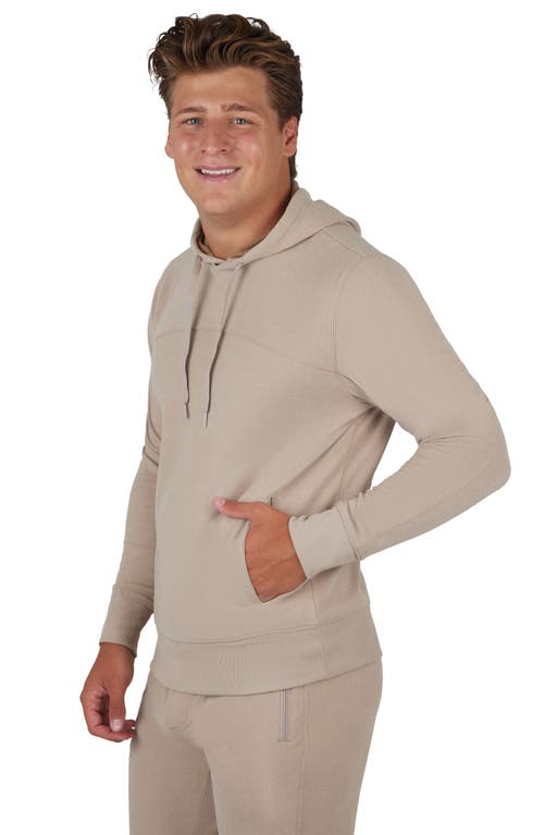 90 Degree By Reflex Ultra Mélange Fleece Hoodie In Leafless Tree