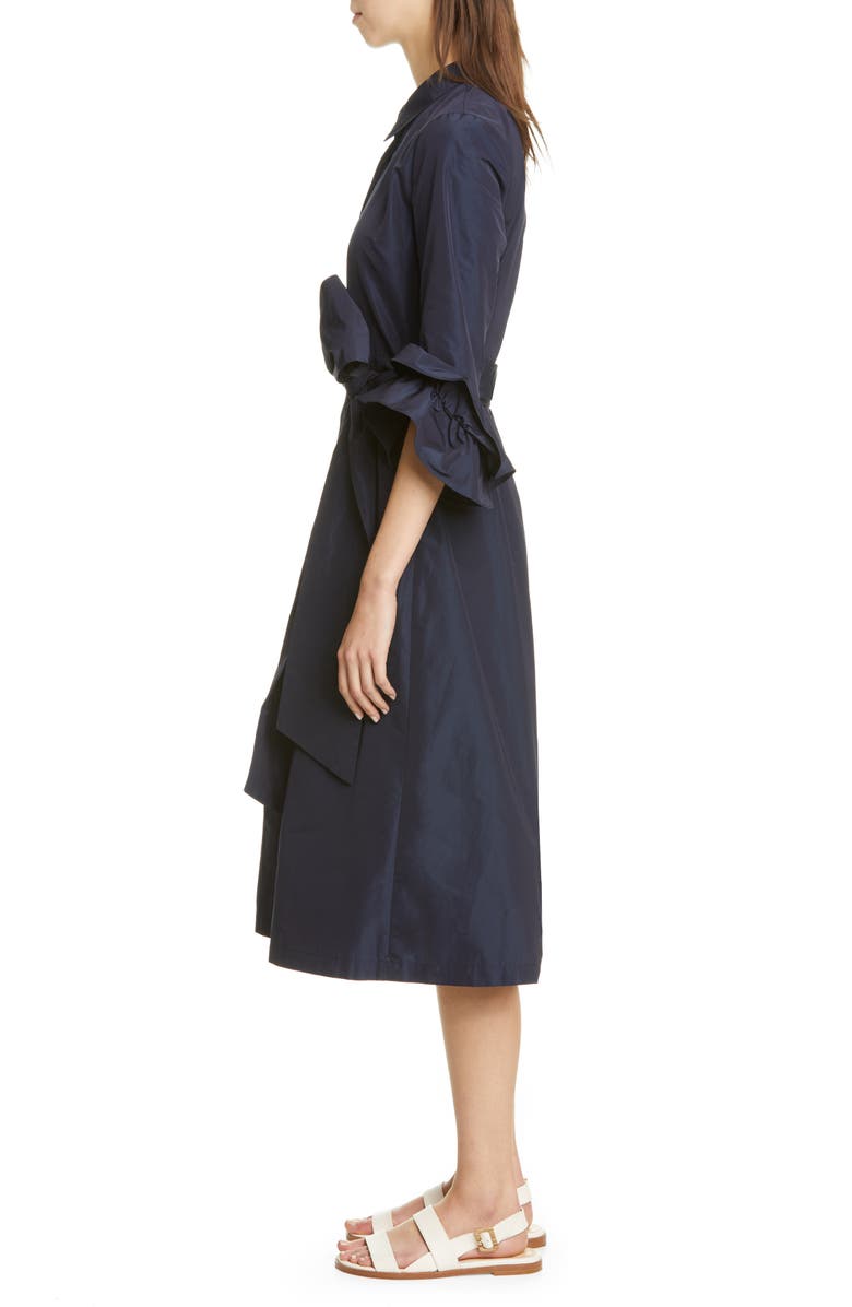 Lafayette 148 New York Hughes Midi Shirtdress, Alternate, color, 