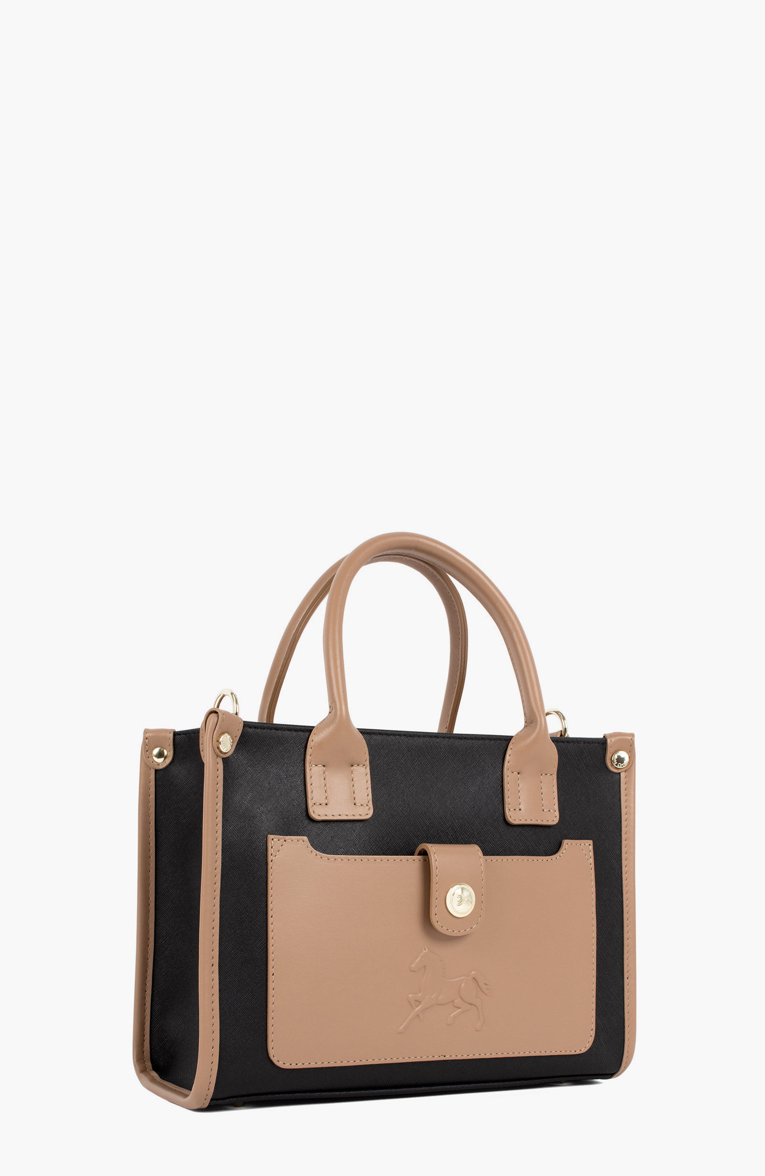 Horse By Cavalinho 524 Handbag, Alternate, color, Sand / Black