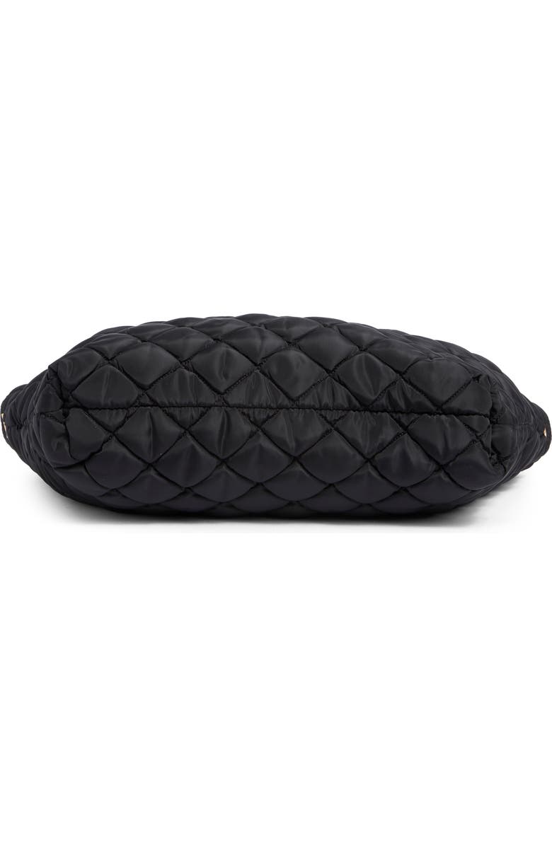 URBAN EXPRESSIONS HANDBAGS Diamond Quilted Tote, Alternate, color, Black