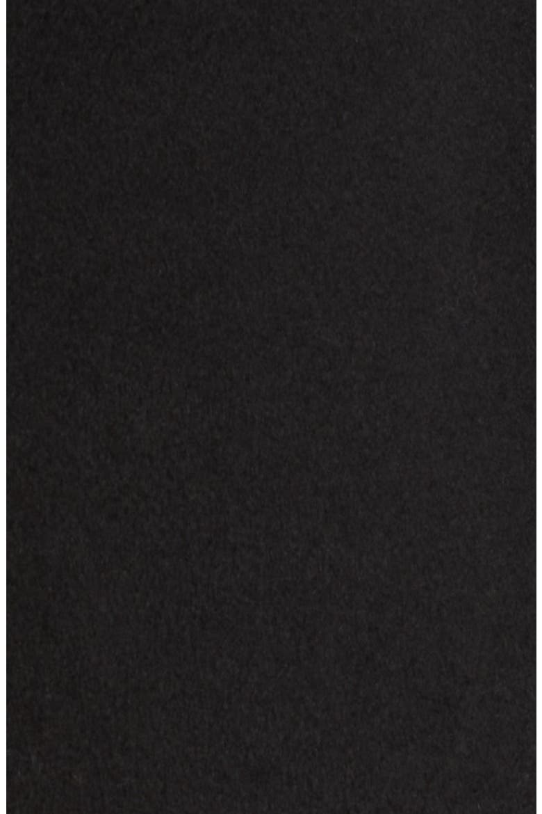 Leo Double Breasted Longline Cashmere Coat, Alternate, color, BLACK