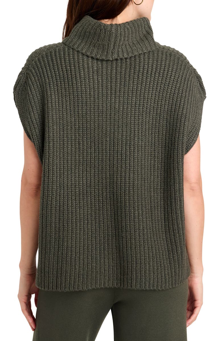 Splendid x Cella Jane Cowl Neck Short Sleeve Turtleneck Sweater, Alternate, color,