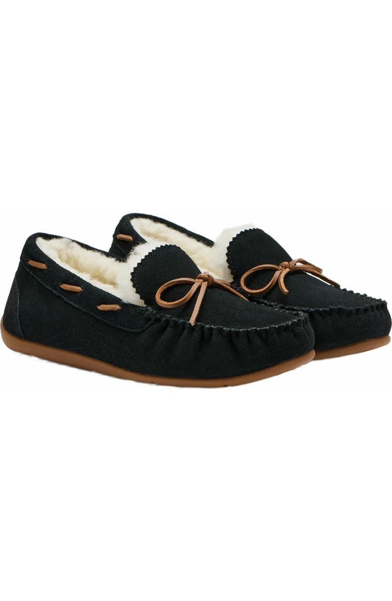 ABEO Amble Bow Slipper, Alternate, color, Black - Metatarsal