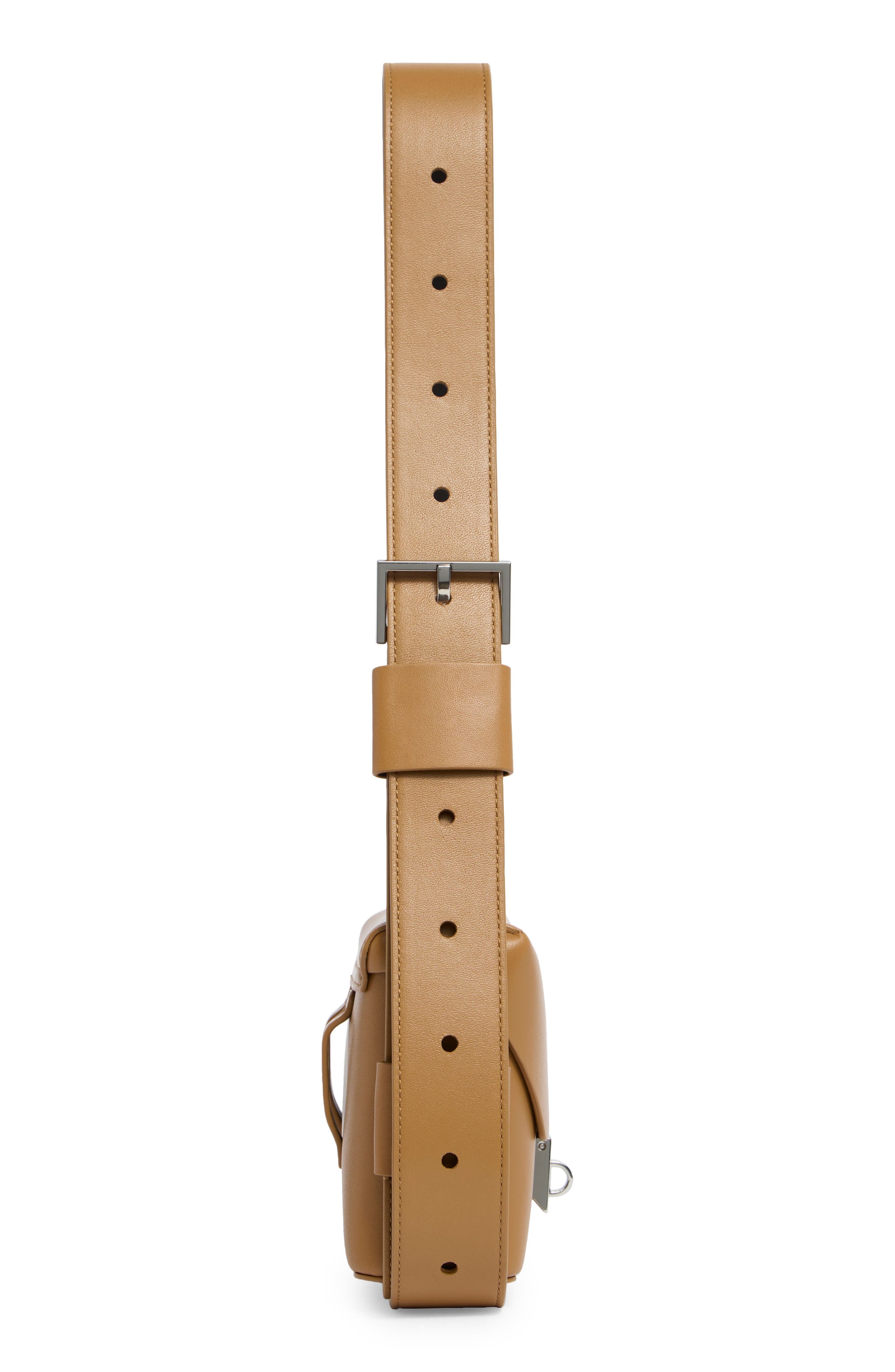 AllSaints Frankie Leather Crossbody Bag, Alternate, color, 