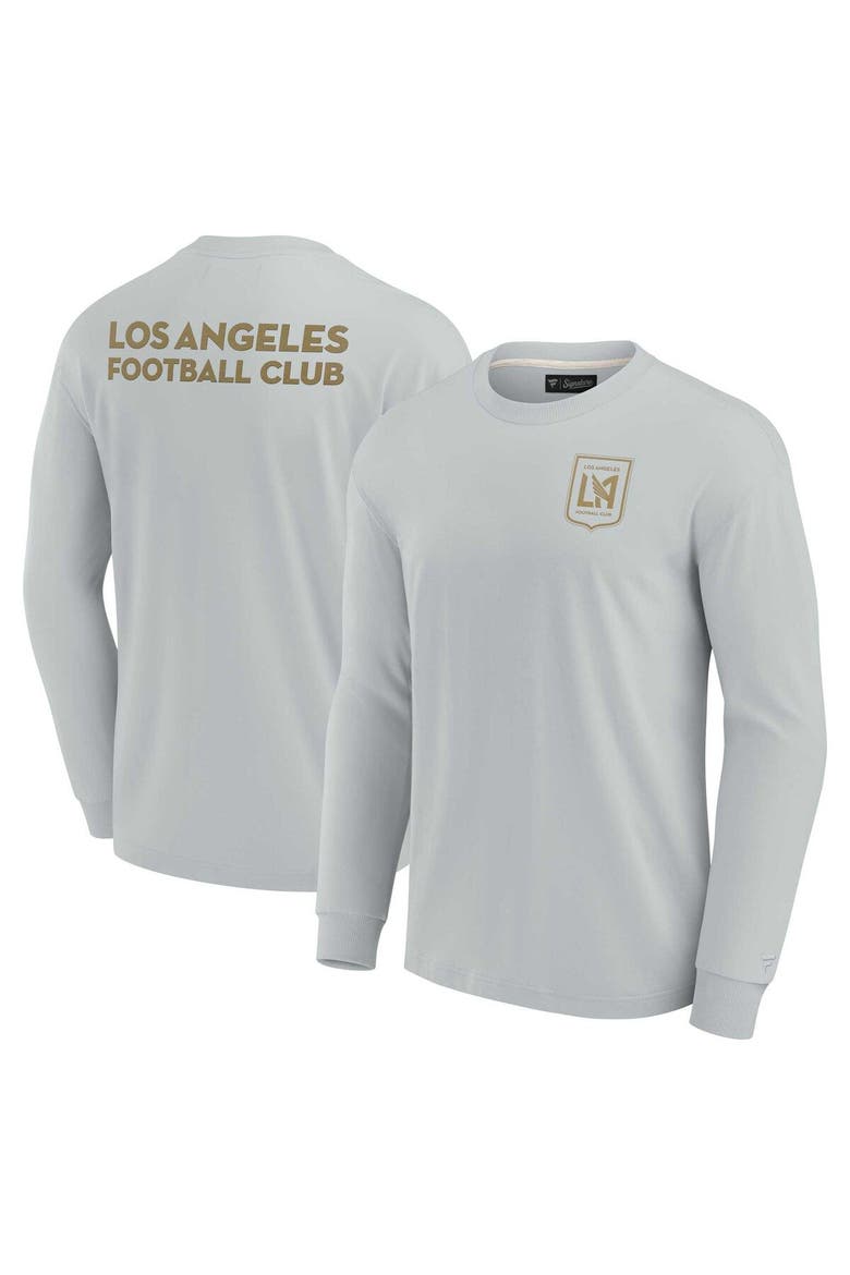Unisex Fanatics Signature Gray LAFC Elements Super Soft Long Sleeve T-Shirt, Main, color, Gray