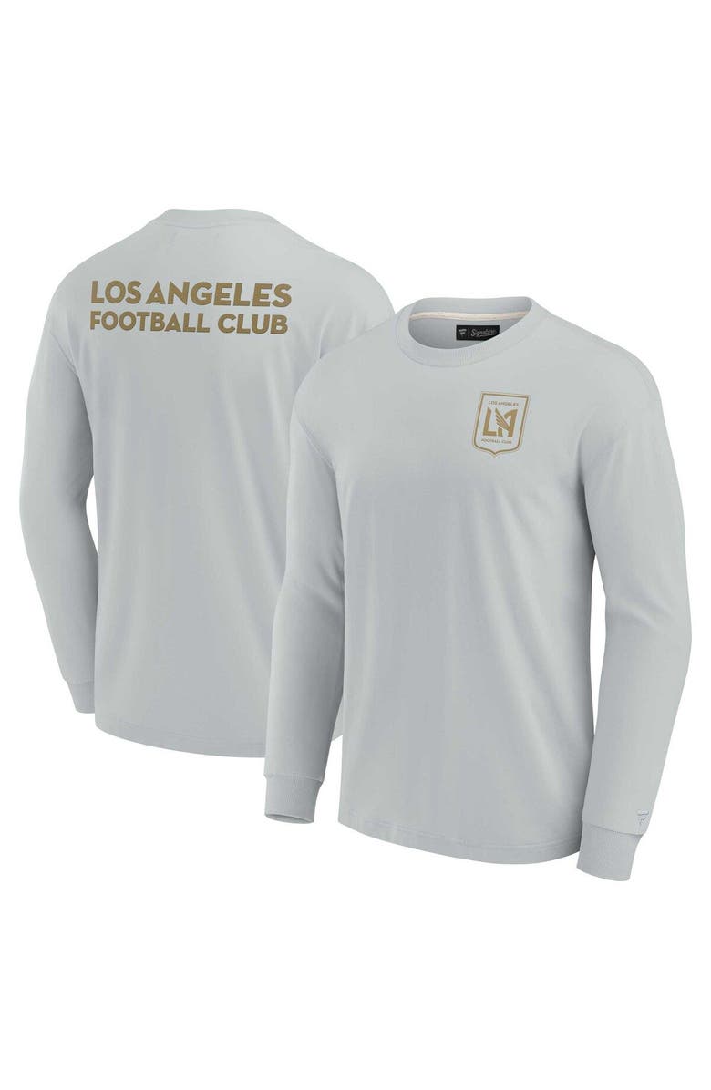 Fanatics Signature Unisex Fanatics Signature Gray LAFC Elements Super Soft Long Sleeve T-Shirt, Main, color, Gray