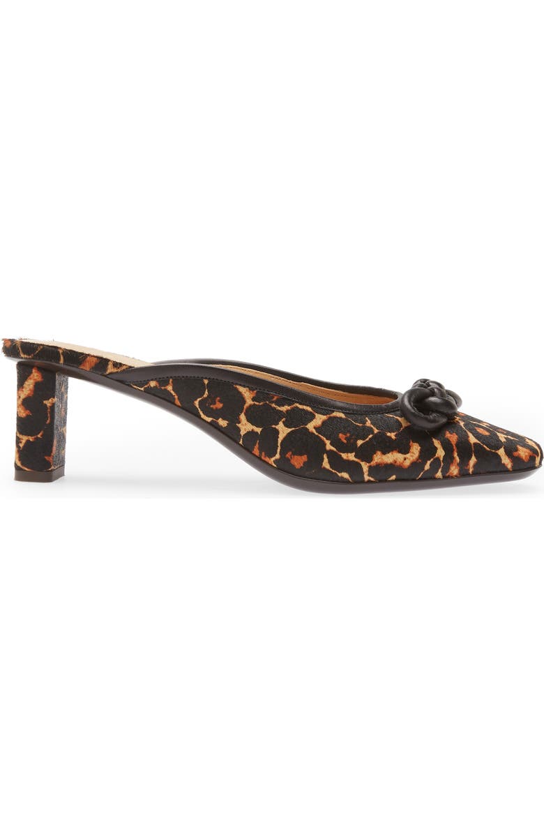 FRAME Le Isla Leopard Print Genuine Calf Hair Mule, Alternate, color,