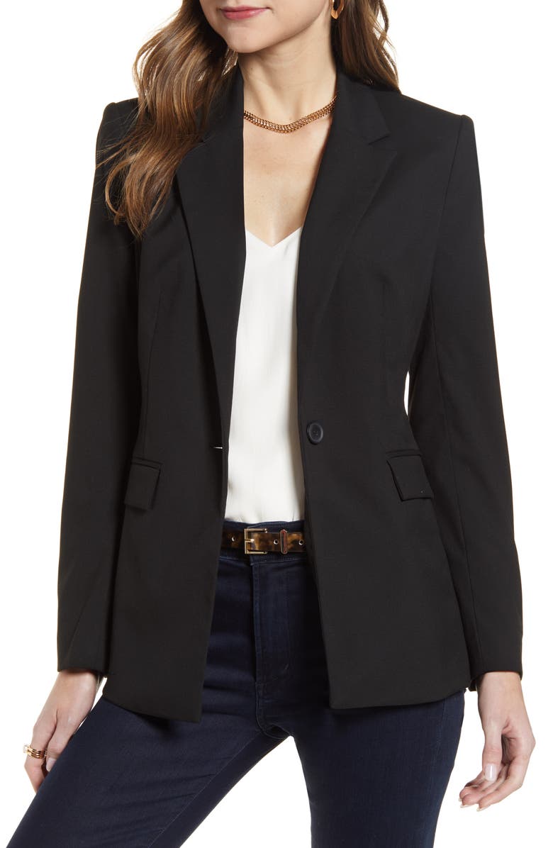 Halogen<sup>®</sup> One Button Blazer, Main, color, 