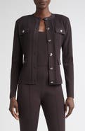 ST. JOHN Libby Robinson Rib Jacket