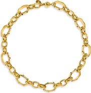 MELANIA CLARA Multicolor Cubic Zirconia Chain Necklace