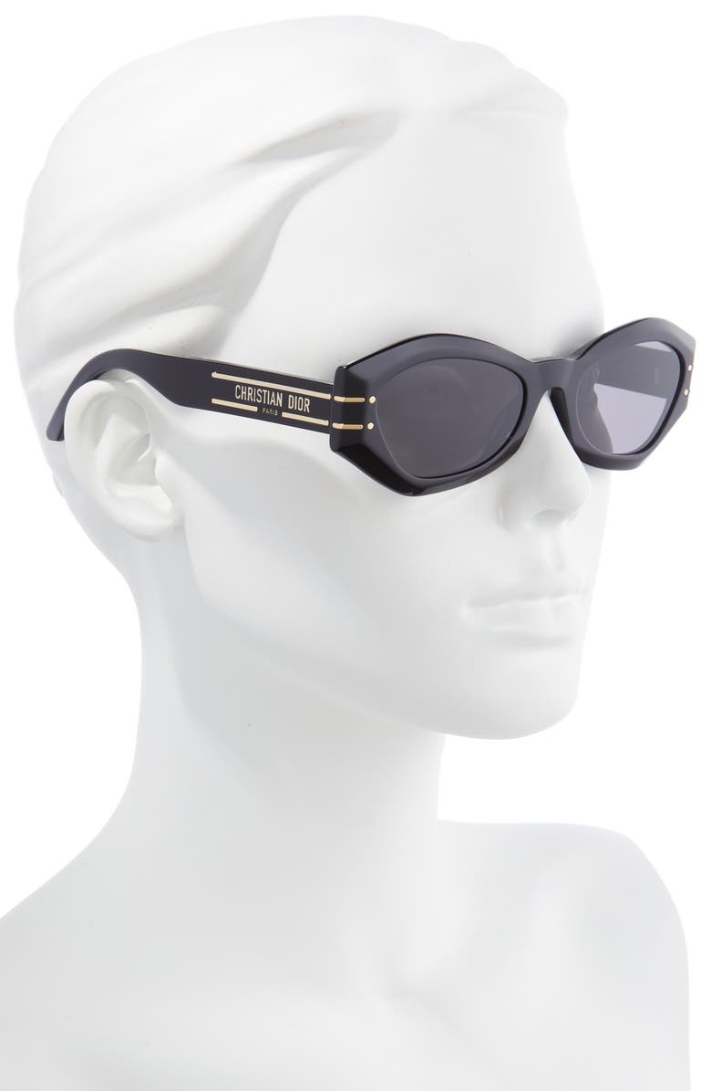 DIOR ‘DiorSignature B1U 55mm Cat Eye Sunglasses, Alternate, color, 