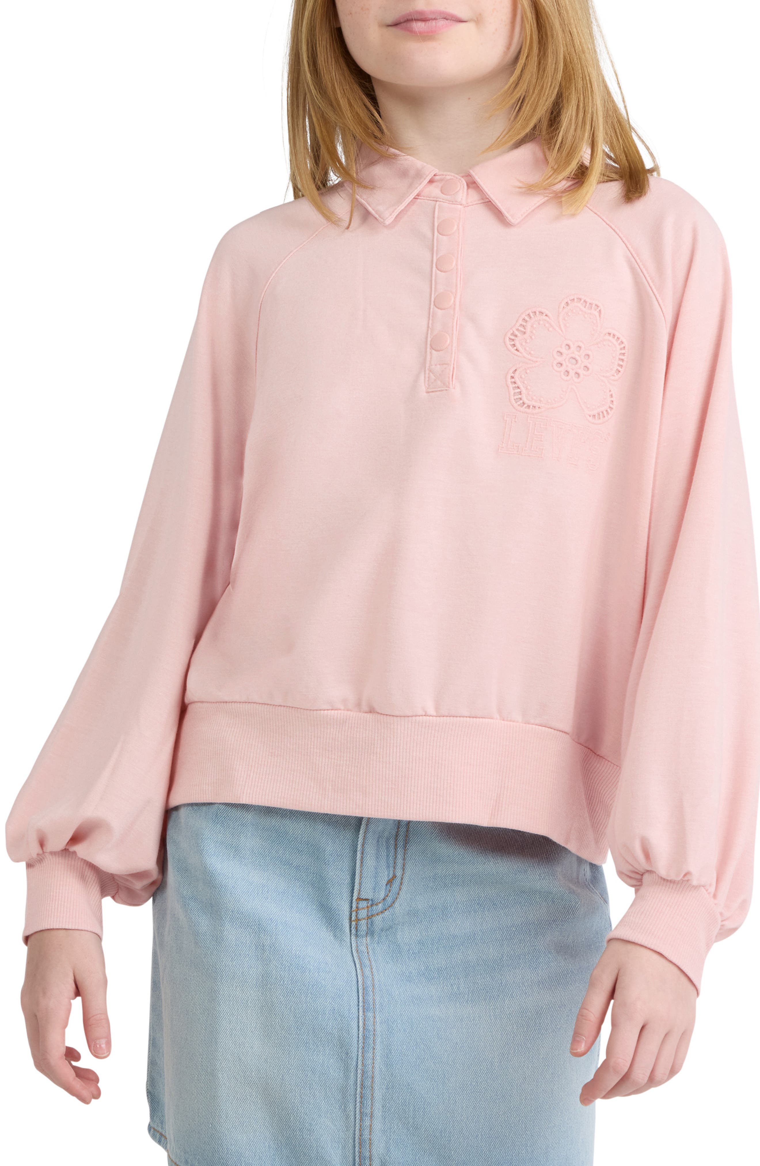 Levi's Kids' Button Half Placket Pullover | Nordstromrack