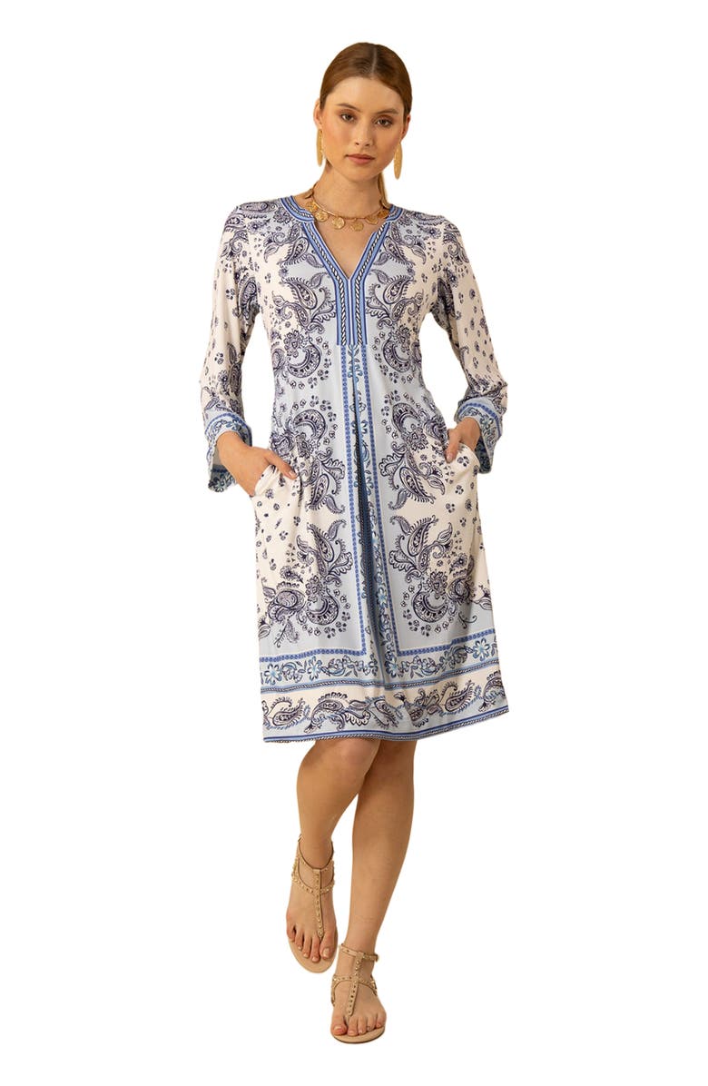 Hale Bob Amaia Jersey Midi Dress, Alternate, color,