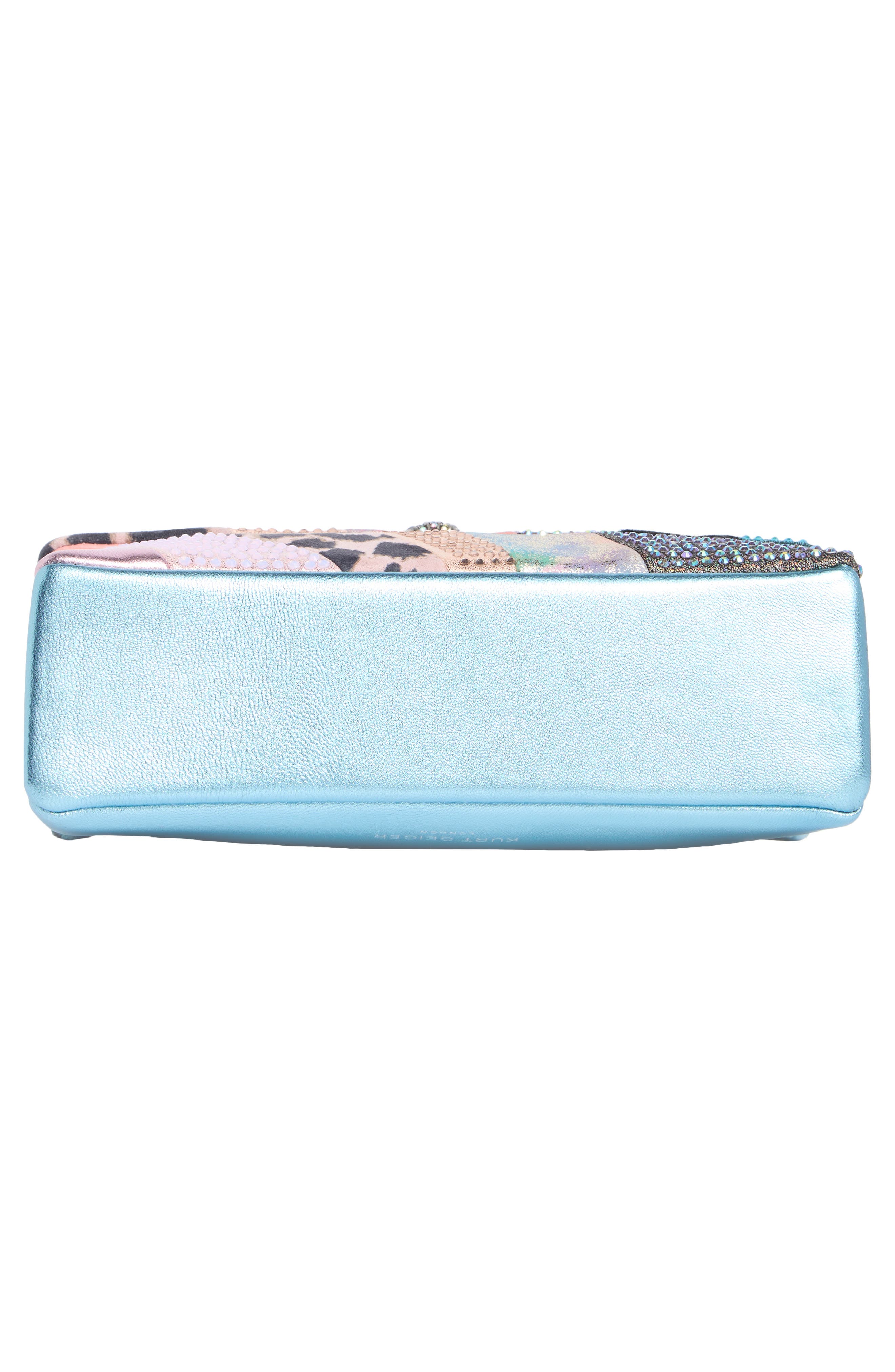 Kurt Geiger London Mini Kensington Convertible Crossbody Bag, Alternate, color, Pink Comb