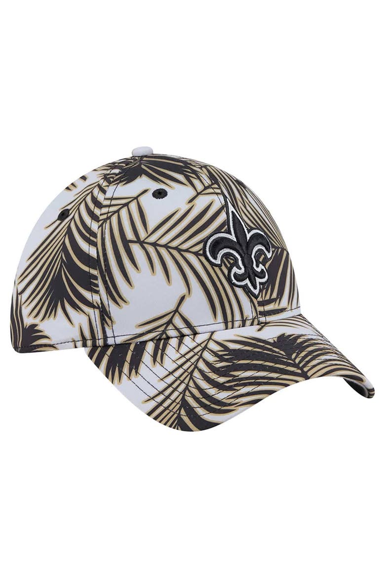 Men's New Era Gray New Orleans Saints Palms 39THIRTY Flex Hat, Alternate, color, Gray