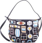 Pre-Owned Hermes Sursoie To Go Pouch Printed Silk and Leather