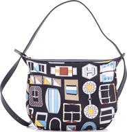 Pre-Owned Hermes Sursoie To Go Pouch Printed Silk and Leather