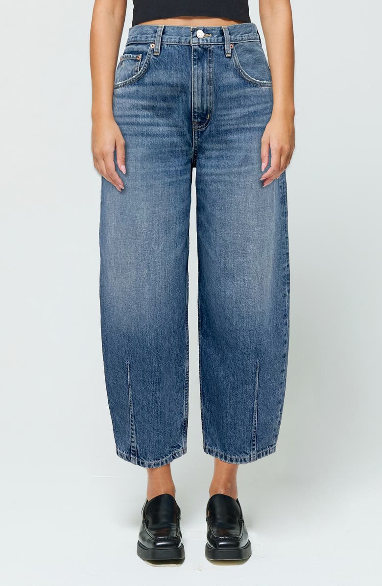 ÉTICA Iris Relaxed Crop Taper Jeans, Main, color, 