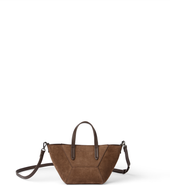 Brunello Cucinelli Suede mini BC Duo bag