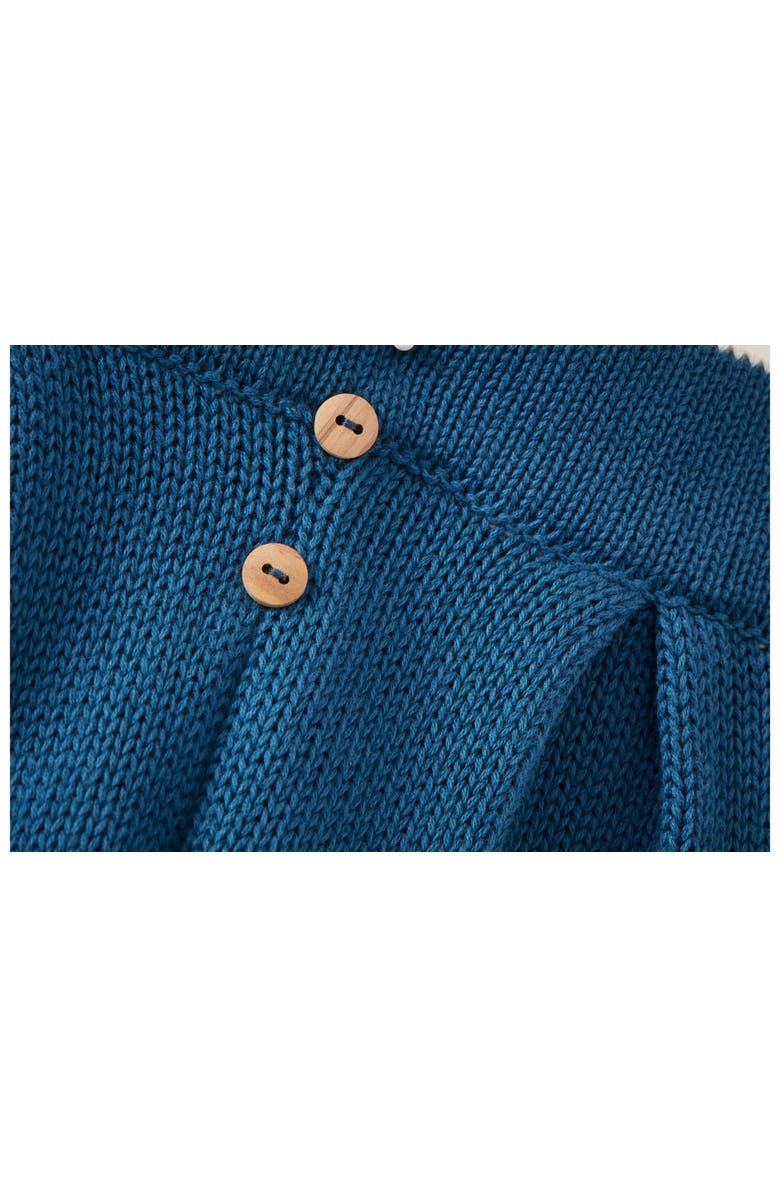 Vild House of Little Organic Cotton Nordic Knit Trousers, Alternate, color, Fjord Blue