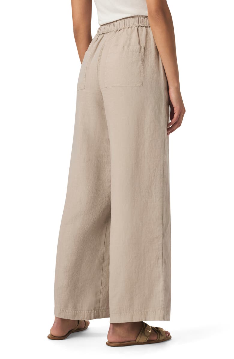 Splendid Stella Linen Drawstring Pants, Alternate, color, Fawn