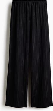 H&M Mama Pointelle-knit Drawstring Trousers
