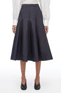 3.1 Phillip Lim Pleated Godet Midi Skirt