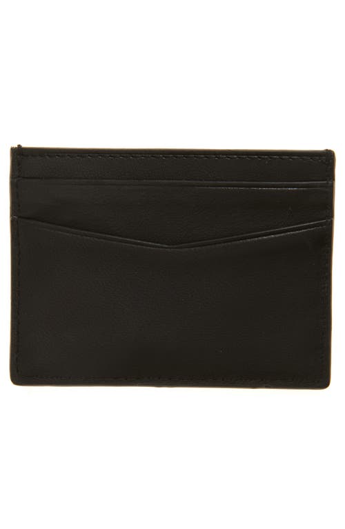 Allsaints Delph Leather Card Case In Brown