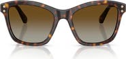 Swarovski 54mm Gradient Polarized Square Sunglasses