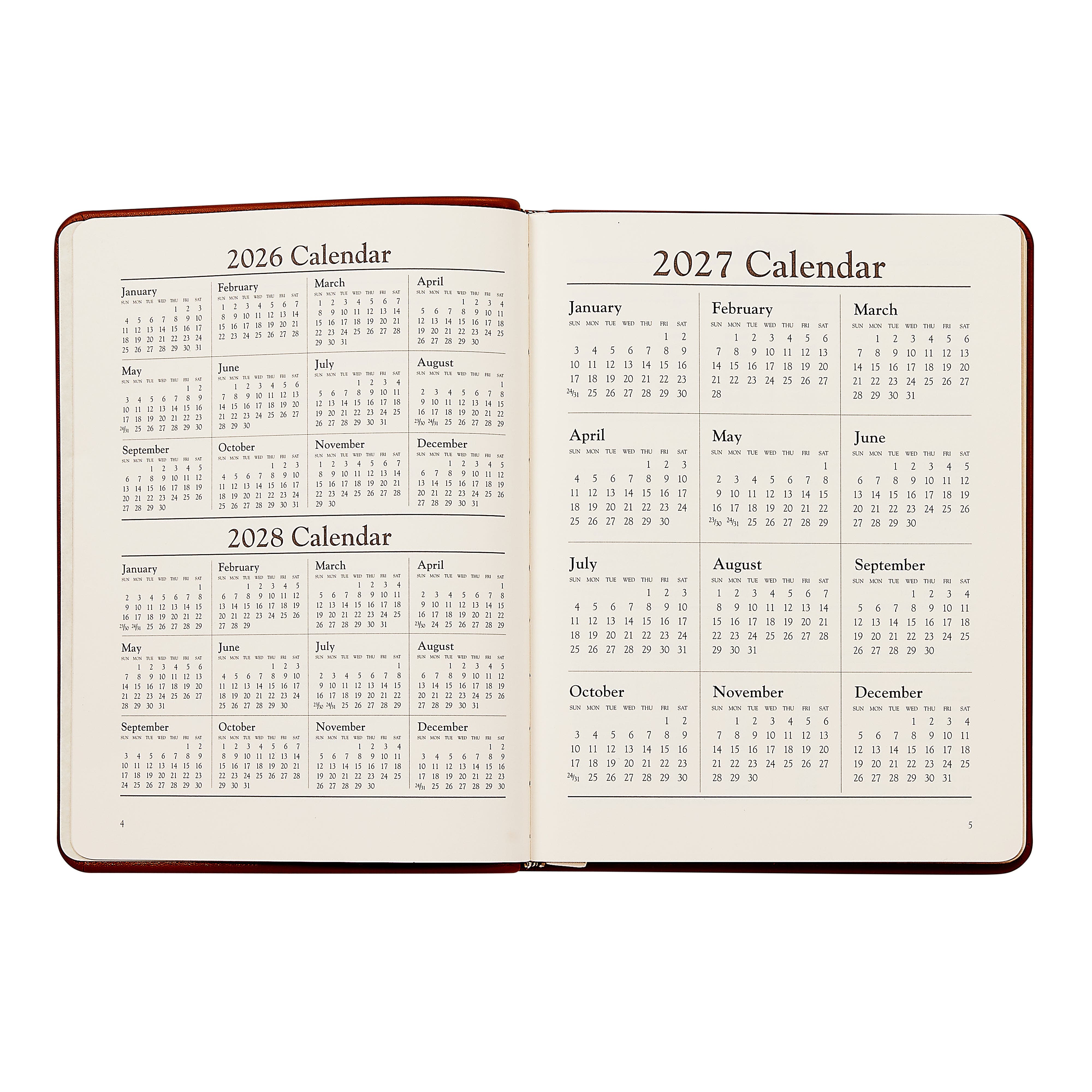 Graphic Image 2027 Leather Desk Diary | Nordstrom