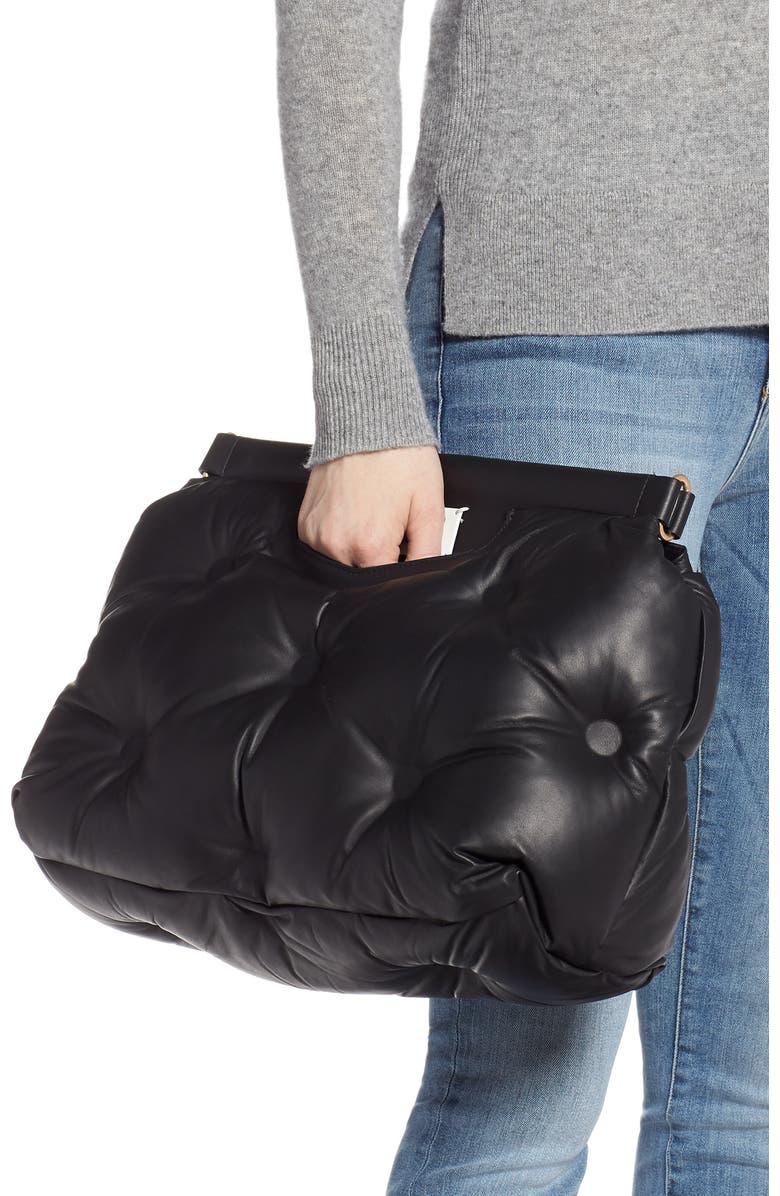 Maison Margiela Medium Glam Slam Leather Shoulder Bag, Alternate, color,