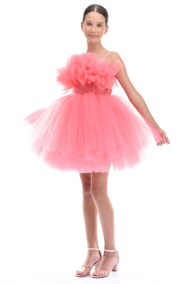 Scalleta Dress, Alternate, color, Pink
