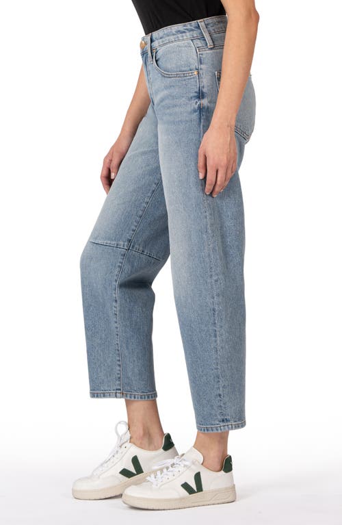 Kut From The Kloth Ashley High Rise Barrel Leg Jeans In Decency