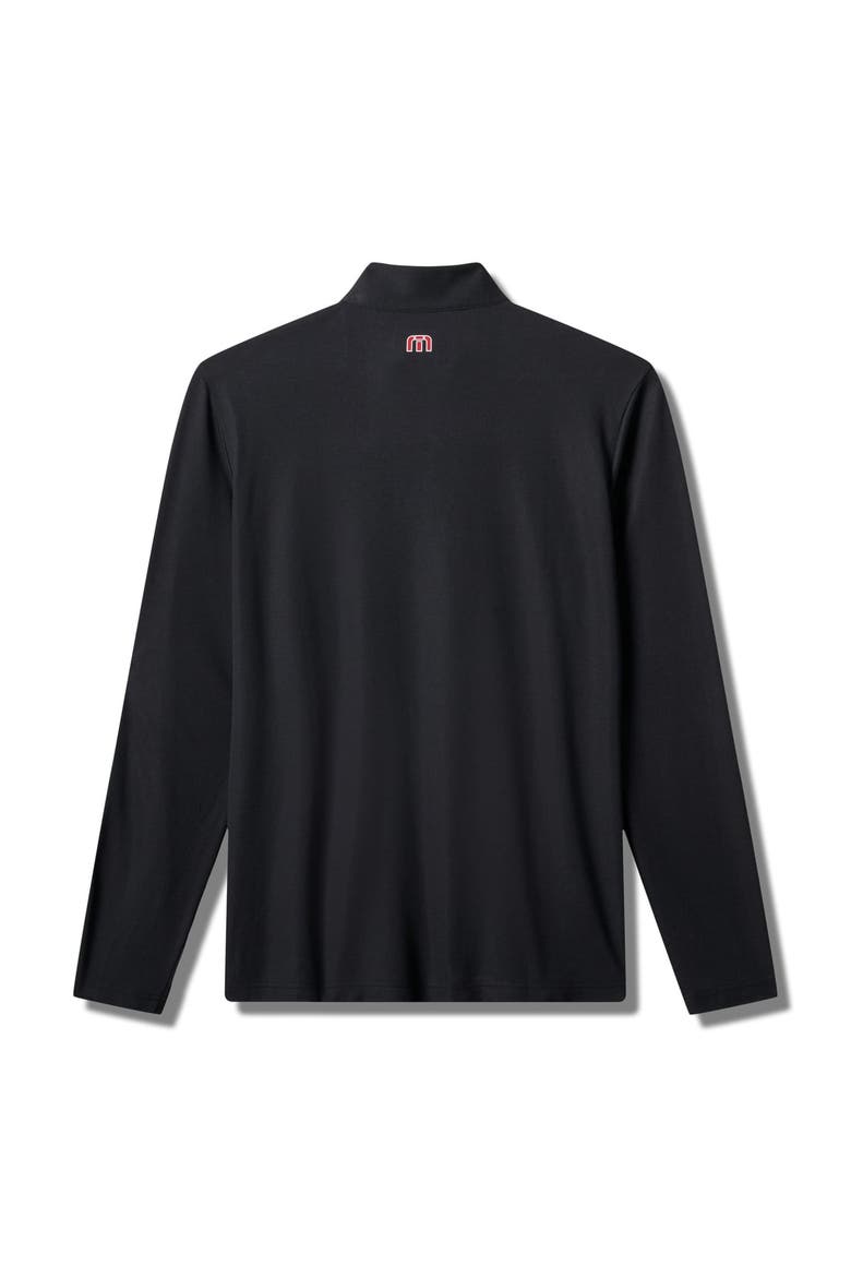 Men's TravisMathew  Black USC Trojans Storied Tradition Quarter-Zip Pullover, Alternate, color, Black