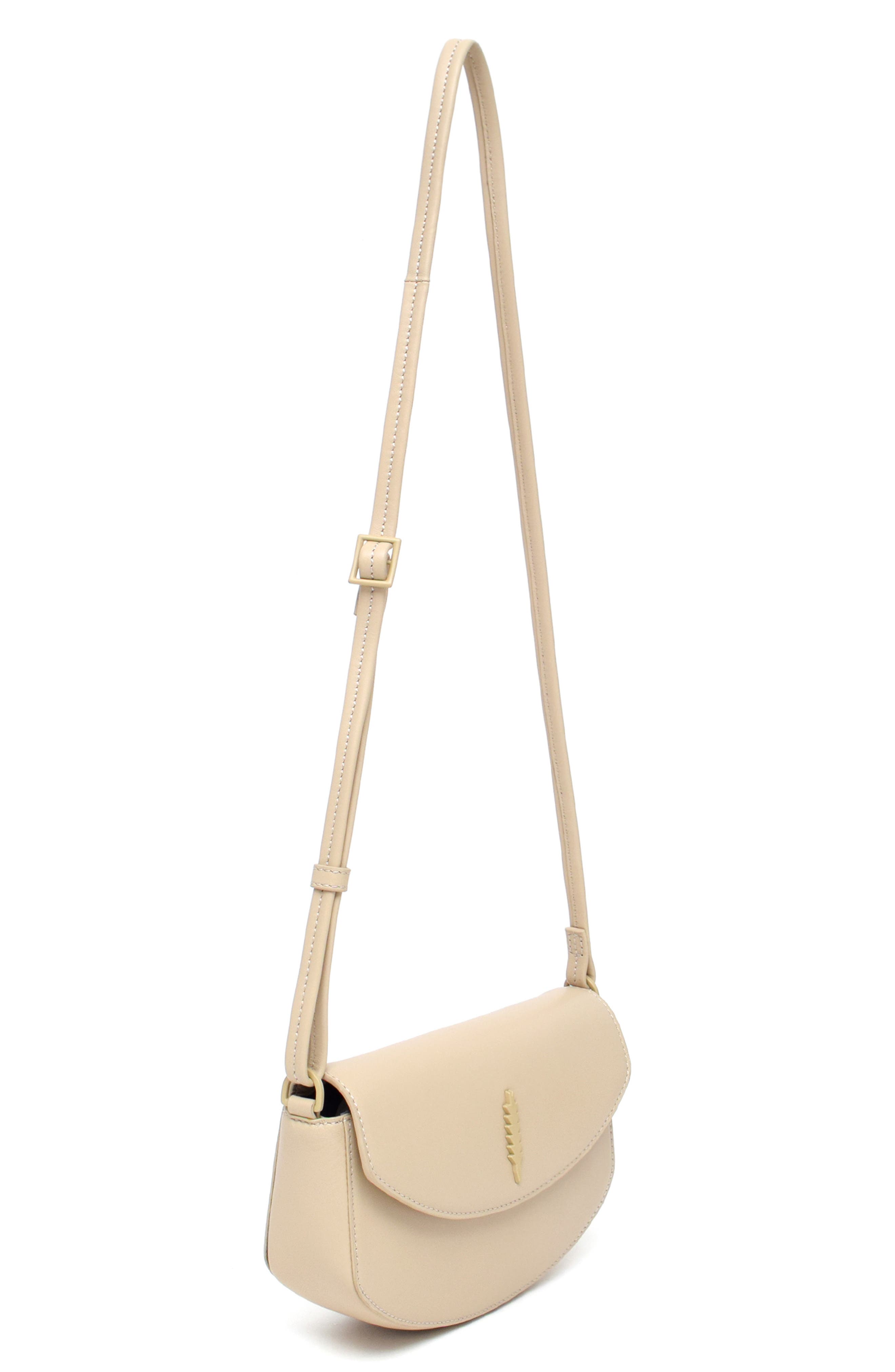 Thacker Taya Flap Crossbody Bag, Alternate, color, Cashew