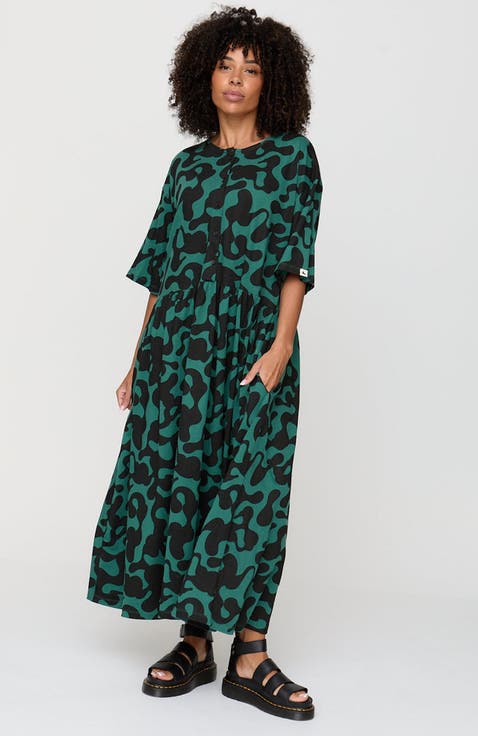 Organic Cotton Matilda Midi Dress