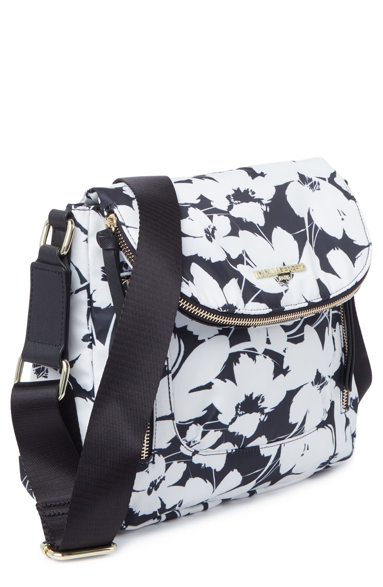 KARL LAGERFELD PARIS Cara Messenger Bag, Alternate, color, 